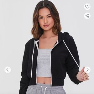 Basic Fleece Zip-Up Hoodie